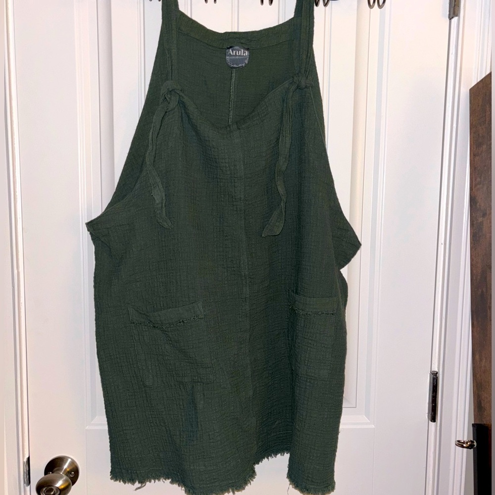 Arula Green Skirtall Dress